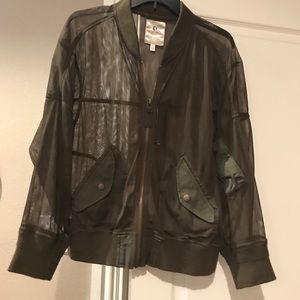 Marilyn Monroe green bomber jacket